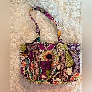 Vera Bradley Plum Crazy Mandy Tote